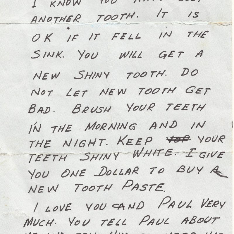 heart toothfairy letter